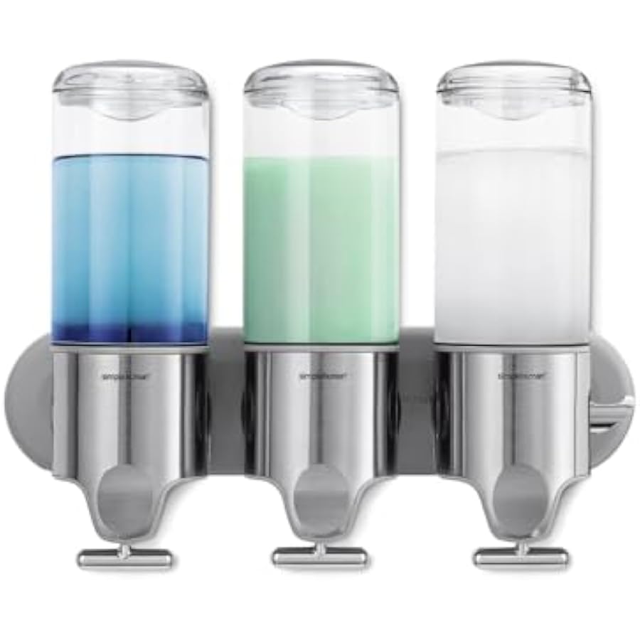 Refill Shampoo Bar - simplehuman Triple Wall Mount Pumps, Hotel-Grade