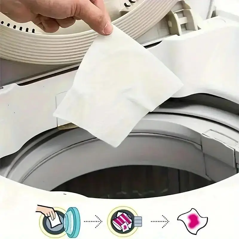 50pcs Laundry Color Absorbing  - Laundry Strip Eco avis et prix