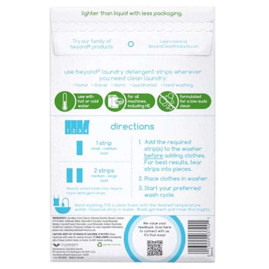 Beyond Laundry Detergent Strip - Laundry Strip Eco avis et prix