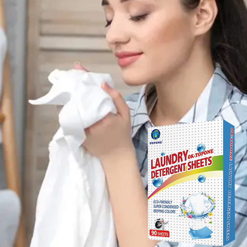 90 pcs Washer Sheets Detergent - Laundry Strip Eco avis et prix