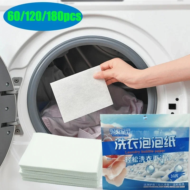 60/120/180PCS Laundry Detergen - Laundry Strip Eco avis et prix