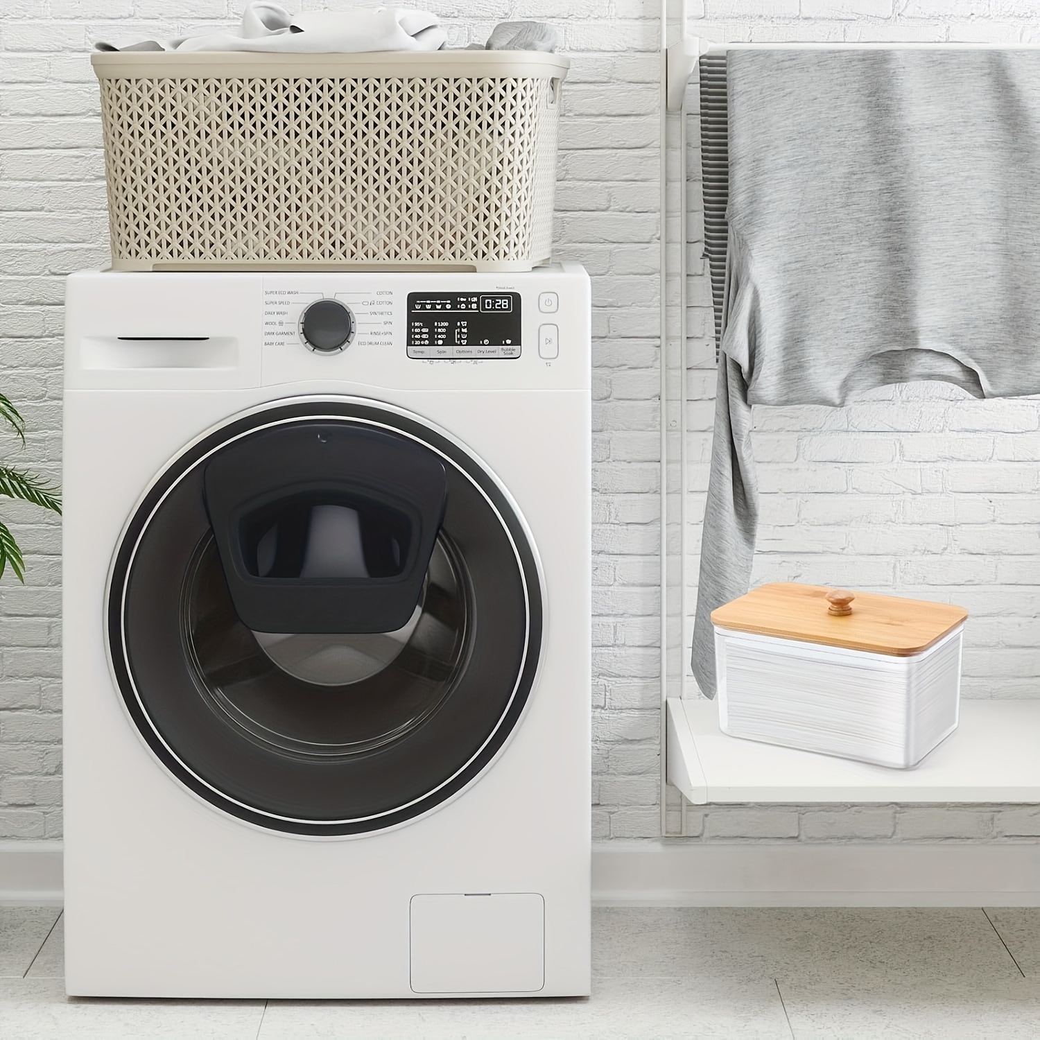 Acrylic Dryer Sheet Holder Con - Laundry Strip Eco avis et prix